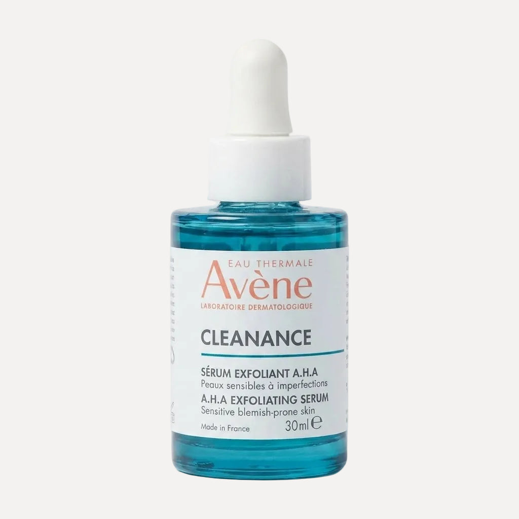 Avène Cleanance A.H.A Exfoliating Serum 30ml – lactic acid serum for blemish-prone and sensitive skin