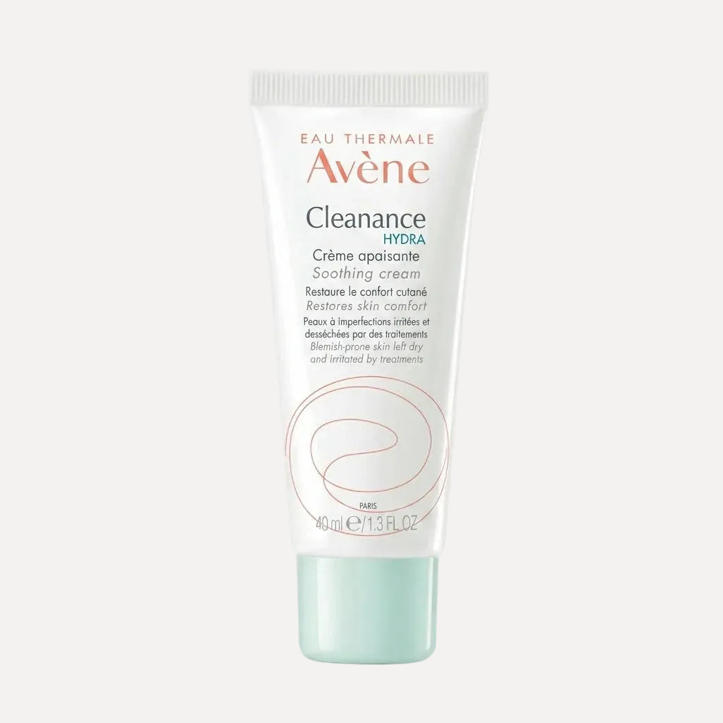 "Avène Cleanance Hydra Soothing Cream 40ml – lightweight moisturiser for dry and acne-prone skin