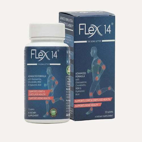 Actilife Flex-14 15's Tablets - Joint Support Supplement with Glucosamine, Chondroitin, MSM & Hyaluronic Acid

