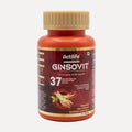 Actilife Ginsovit 30 Tablets — 37-element multivitamin with Red Korean Ginseng, in a dark red bottle with gold label

