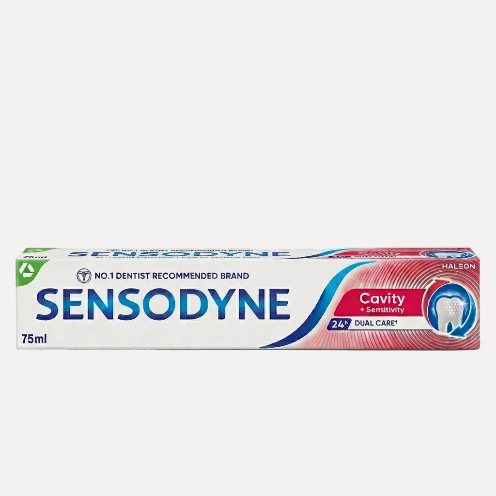 Sensodyne Cavity & Sensitivity 75ml – fluoride toothpaste for sensitive teeth with cavity protection
