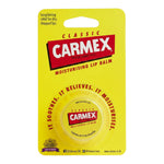 LYX Carmex Classic medicated lip balm in a 7.5g yellow pot, designed to soothe and moisturise dry, chapped lips.