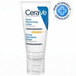 LYX CeraVe AM Facial Moisturizing Lotion with SPF 50 in a white pump bottle for normal to dry skin
