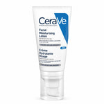 LYX CeraVe PM Facial Moisturizing Lotion in a 52ml white squeeze tube with a pump dispenser for normal to dry skin.