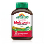 LYX Jamieson Melatonin 10mg dual action timed release caplets in a 60 count bottle with green cap