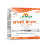 LYX Jamieson Retinol Renewal Night Cream 120ml box featuring orange and white packaging for anti-aging skincare