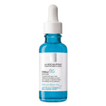 LYX La Roche-Posay Hyalu B5 anti-aging serum in a blue glass bottle with a white dropper cap