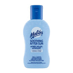 LYX Malibu soothing after sun lotion in a light blue 100ml bottle with vitamin E, allantoin, and aloe vera.